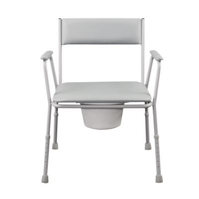 E327AW Bedside Commode Chair Front View