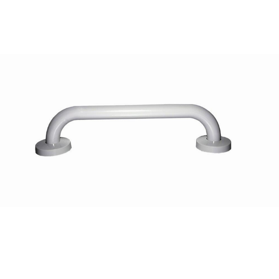 White Grab rail with Concealed Fixing- 25mm Diameter