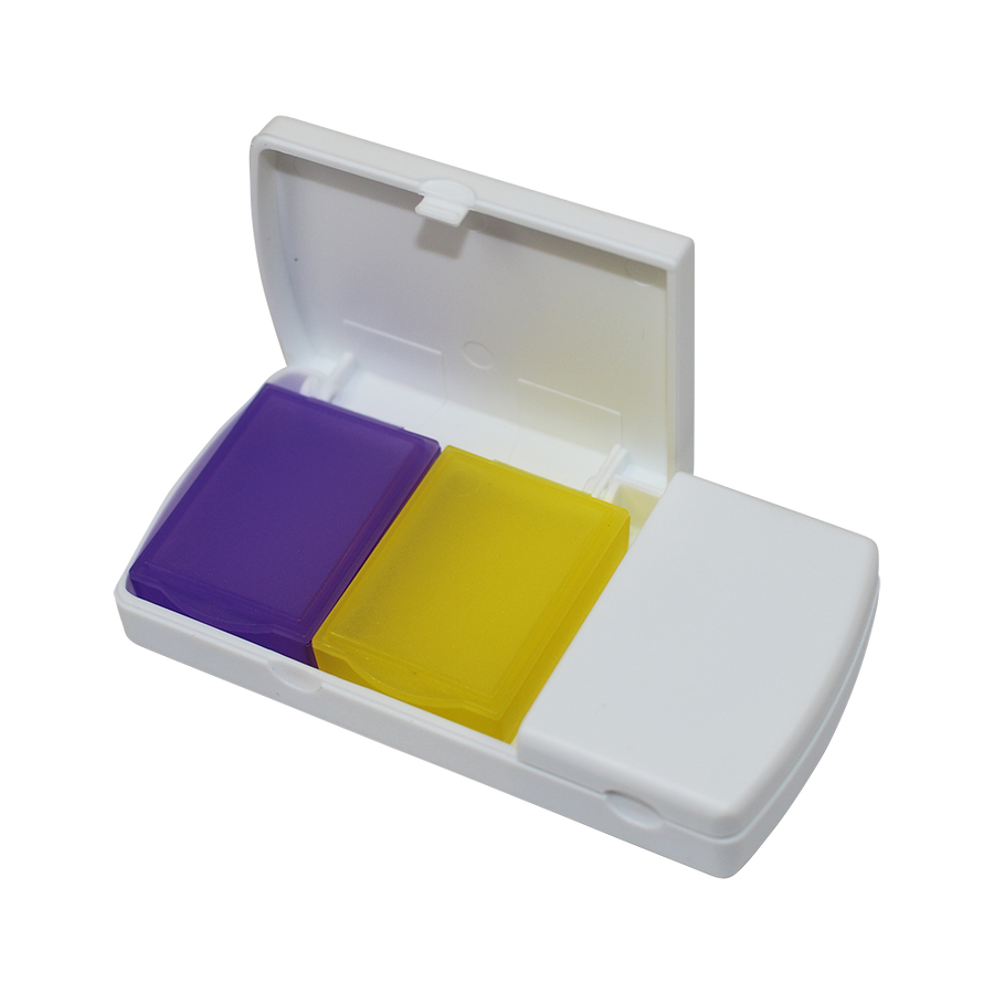 Pocket Tablet Box with Pill Splitter