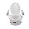 X214 Toilet Seat Raiser With Arms Adjustable Height - Front View