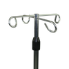 X370 Mobile IV Pole Adjustable Height- 4 Hooks