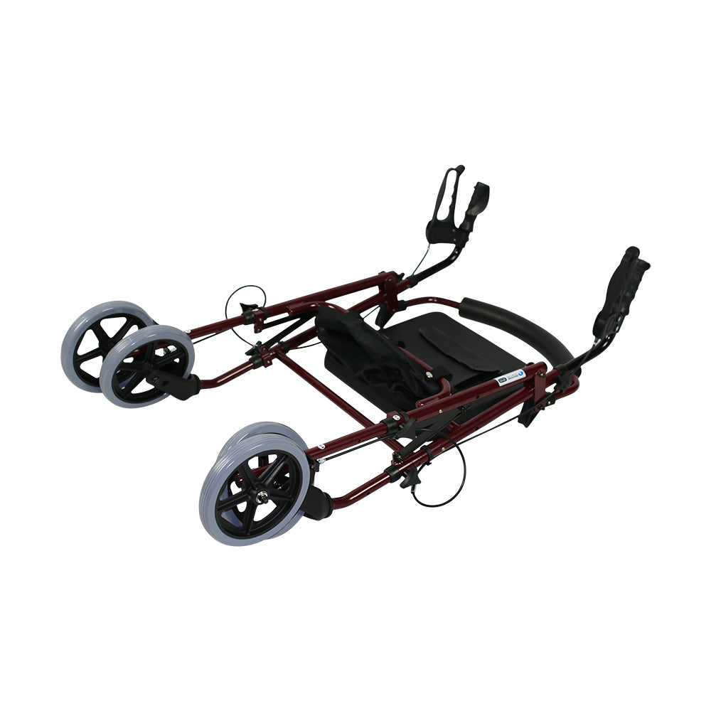 Versa Wheeled Walker and Rollator Folded