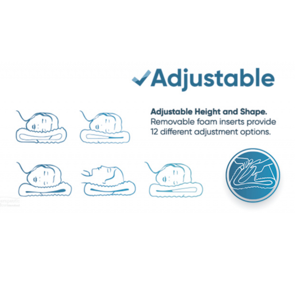 EA2130 Complete Sleeper Traditional Deluxe Foam Pillow Adjustability