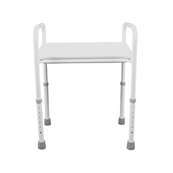 Height Adjustable Steel Shower Stool