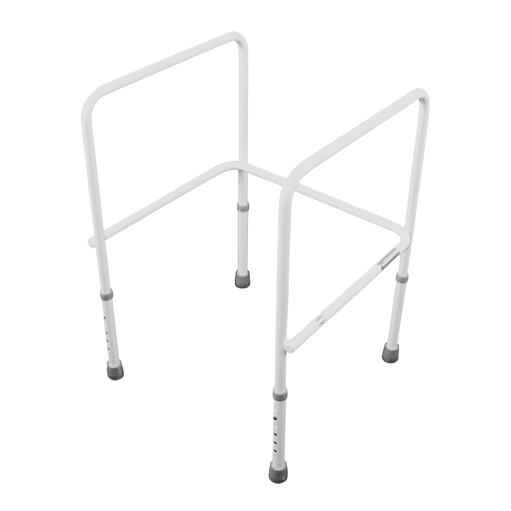 Height adjustable toilet surround