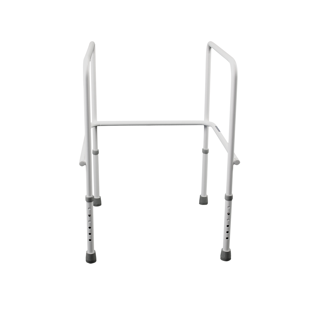 Height adjustable toilet surround