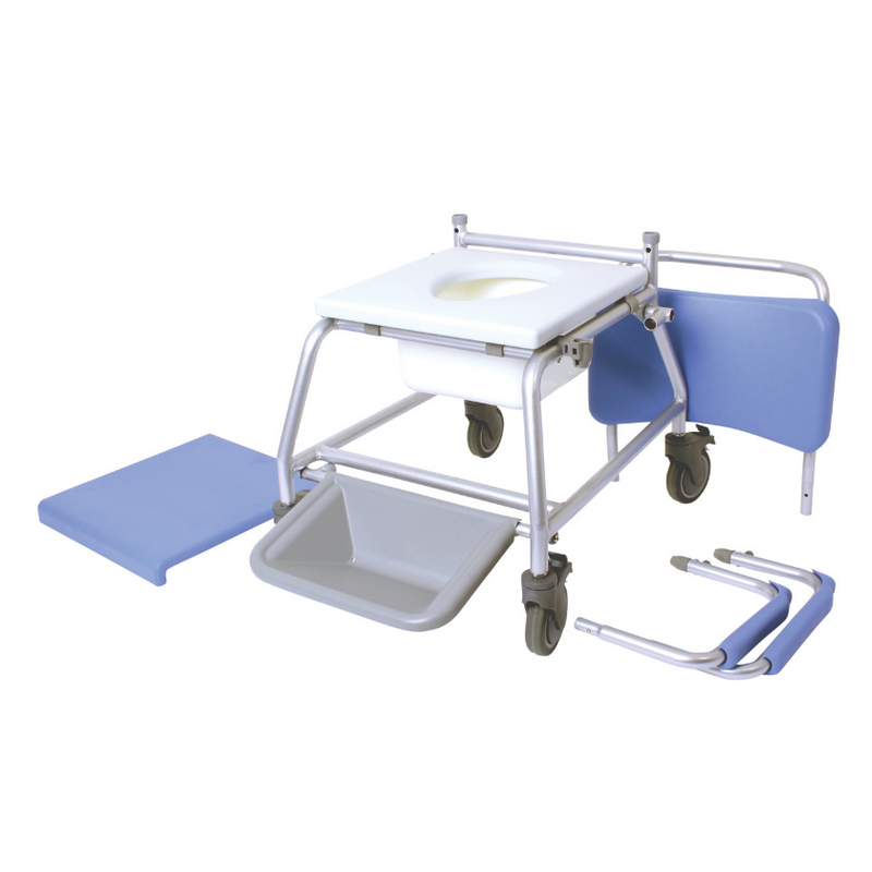 Transit Commode Transit Mobile Shower and Toilet Commode - Endeavour Life Care