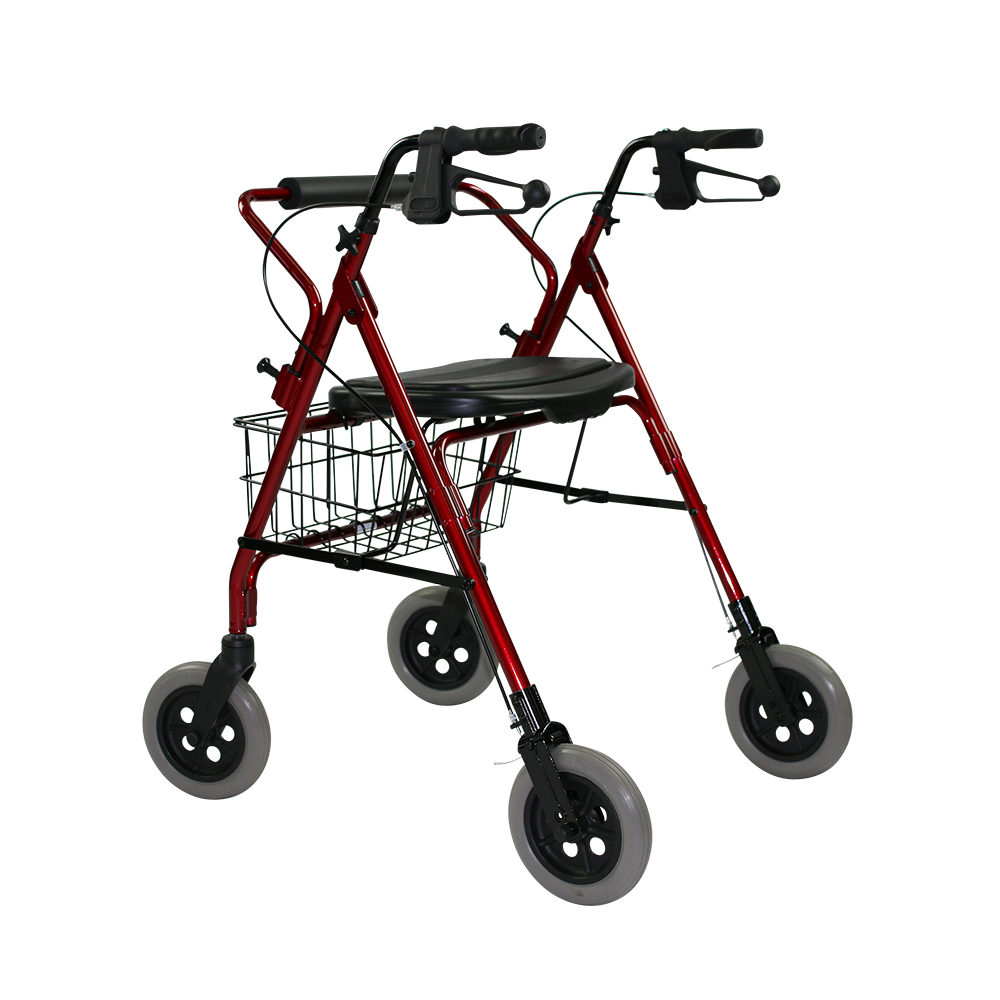The Mack Bariatric Wheeled Walker and Rollator back angle
