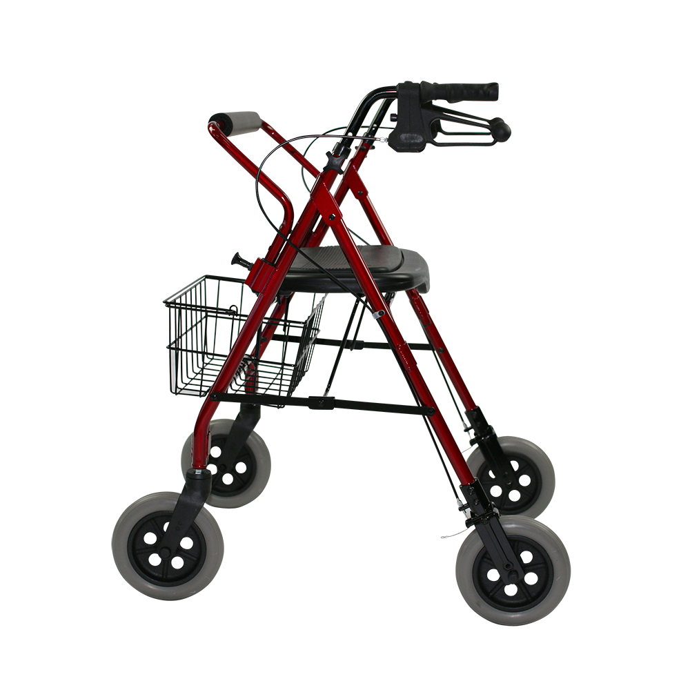 The Mack Bariatric Wheeled Walker and Rollator side