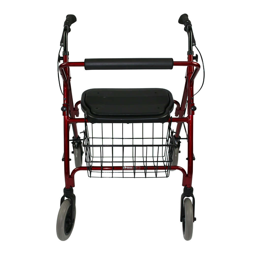 The Mack Bariatric Wheeled Walker and Rollator front