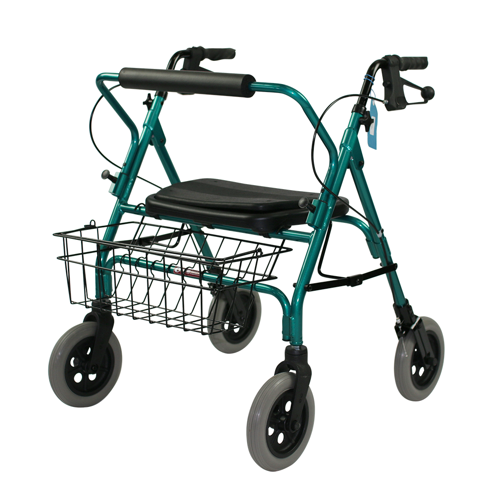 The Mini Mack Bariatric Wheeled Walker and Rollator