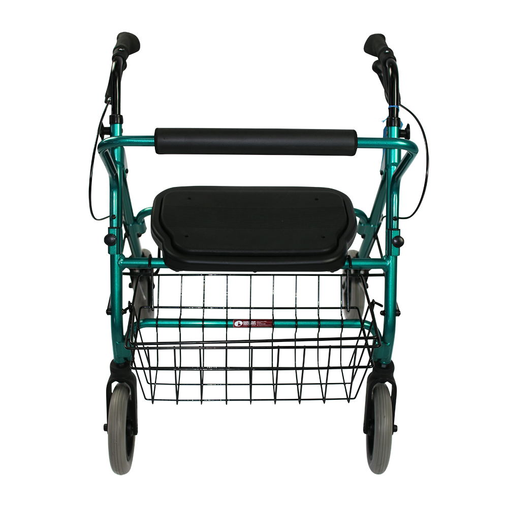 The Mini Mack Bariatric Wheeled Walker and Rollator front