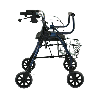 The Mighty Mack Bariatric Wheeled Walker and Rollator side angle