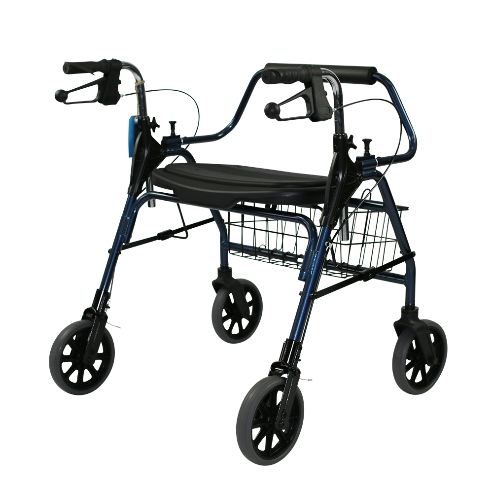 The Mighty Mack Bariatric Wheeled Walker and Rollator back angle