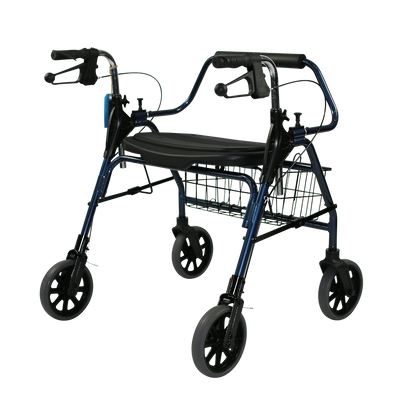 The Mighty Mack Bariatric Wheeled Walker and Rollator back angle
