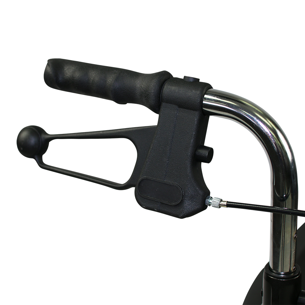 The Mighty Mack Bariatric Wheeled Walker and Rollator ball grip handle