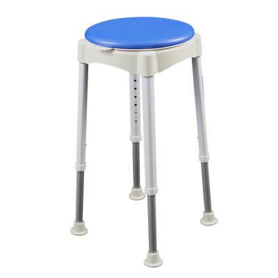 Shower stool with swivel discount seat