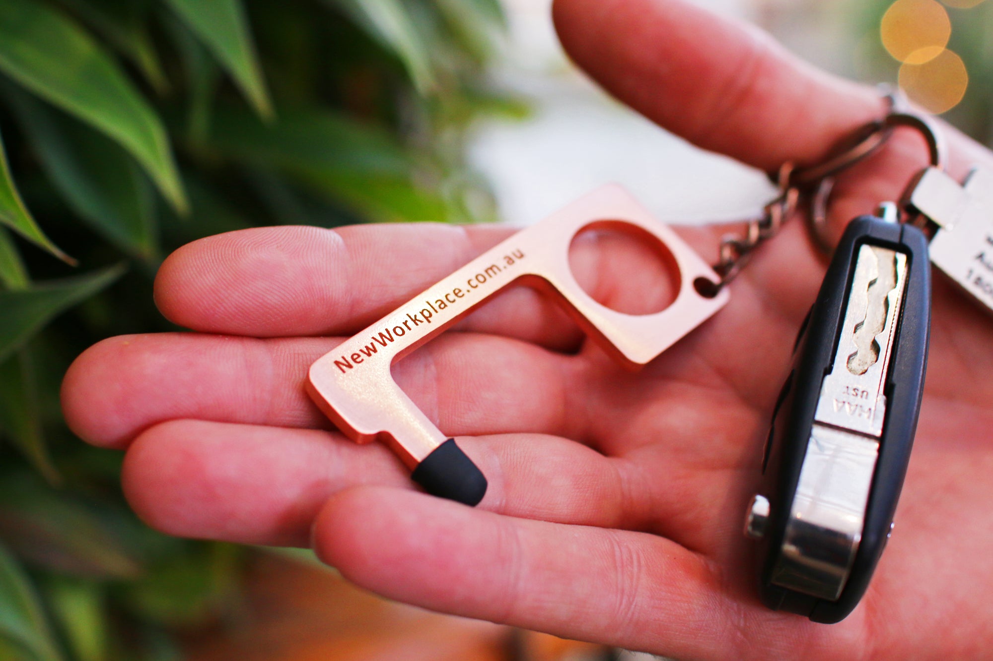 NoHandKey - Copper touchless key