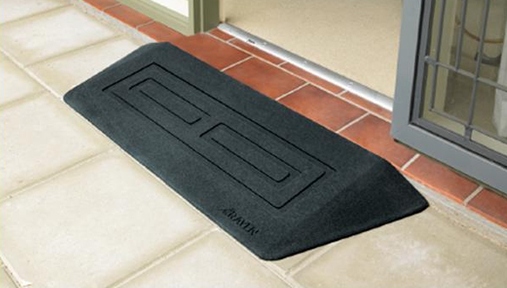 Raven Rubber Ramp at door entry