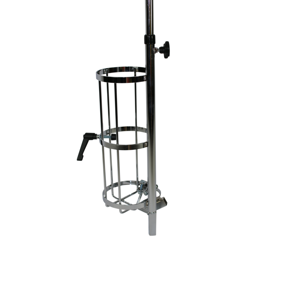 SPW70 Wheelchair Oxygen Bottle Holder and IV Pole