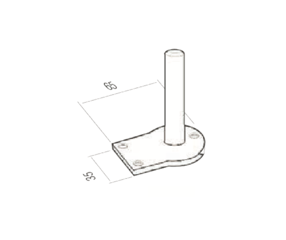 ICESCREEN SCREW-DOWN MOUNTING PIN