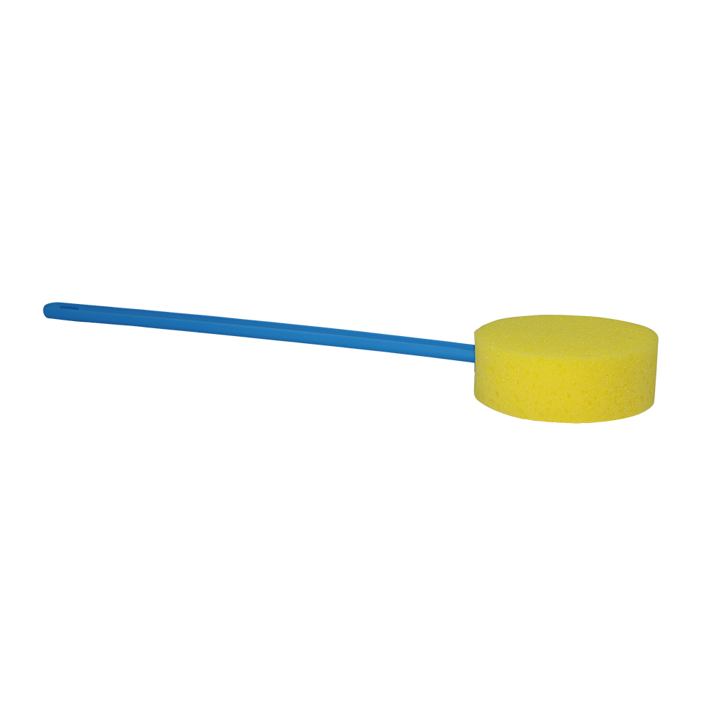 V10093 Long Handled Round Bath Sponge