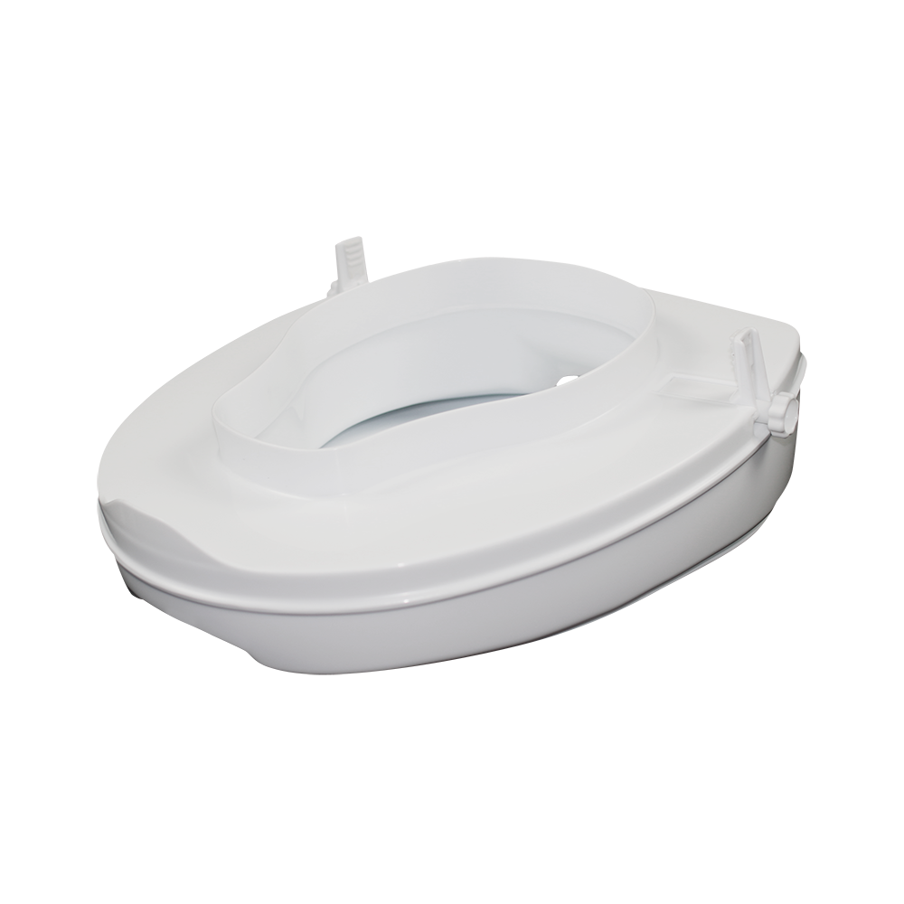 toilet seat raiser bottom