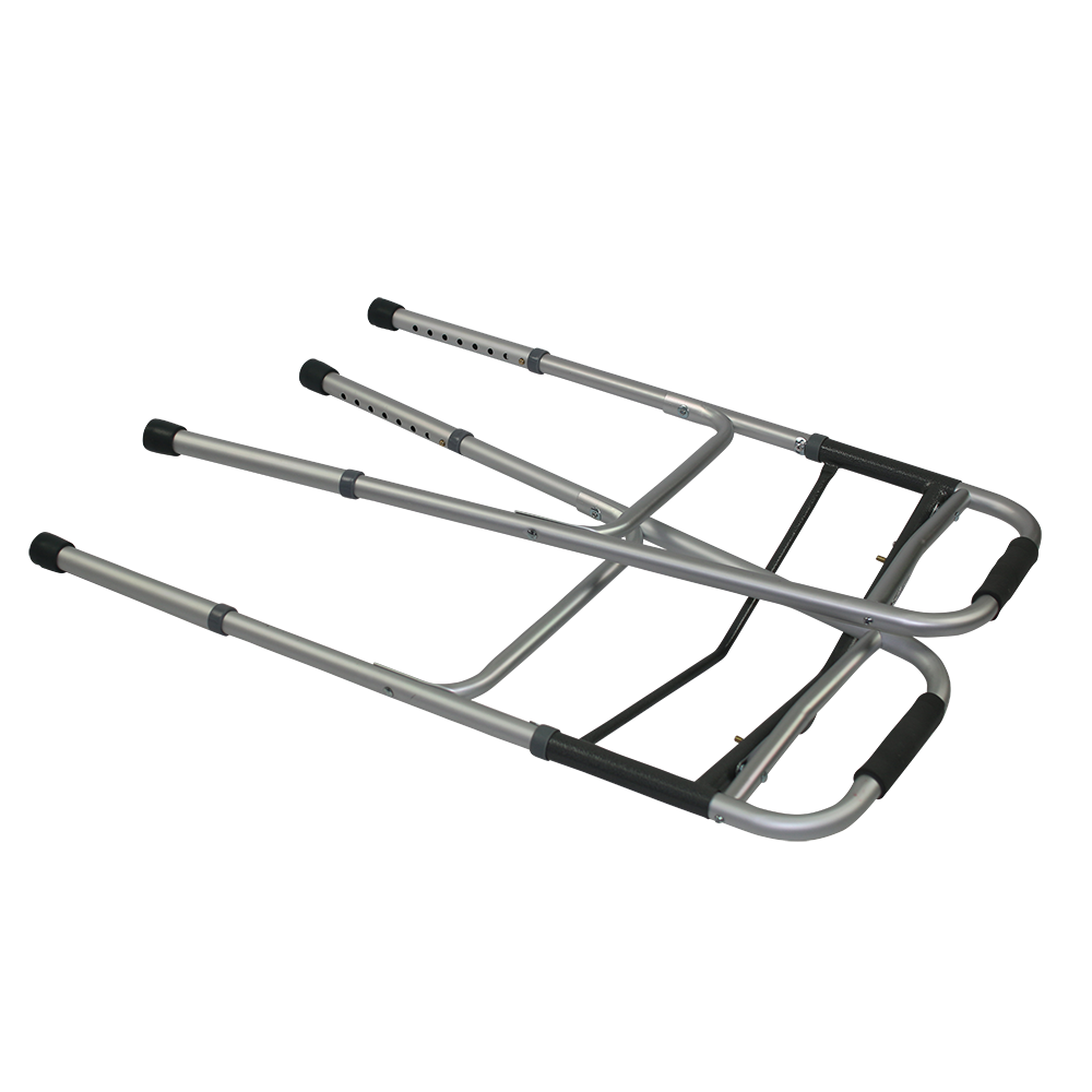 Bariatric walking frame folded