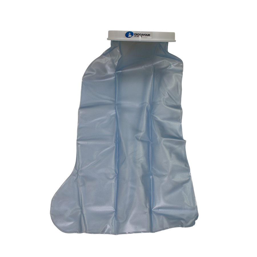 Foot waterproof cast and bandage cover and protector