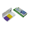 Tablet pocket box with pill splitter
