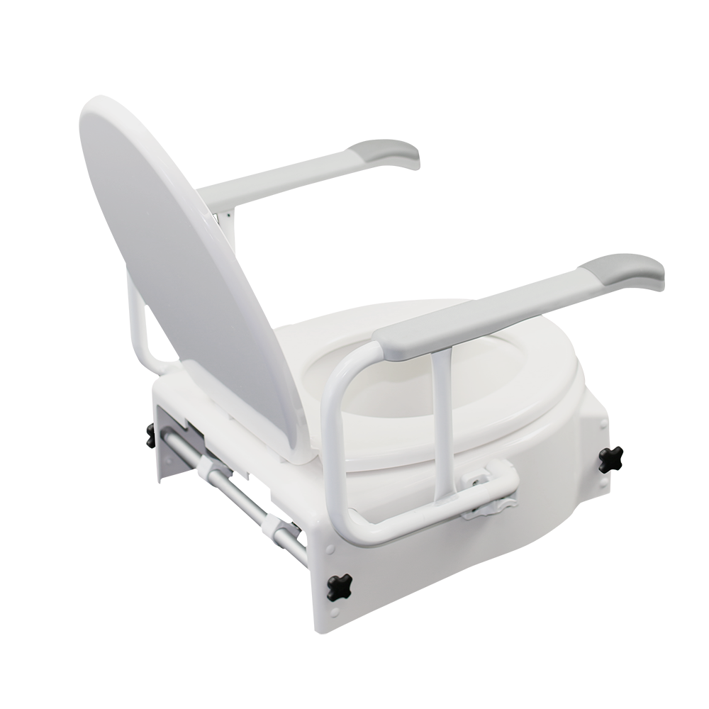 X214 Toilet Seat Raiser With Arms and Adjustable Height