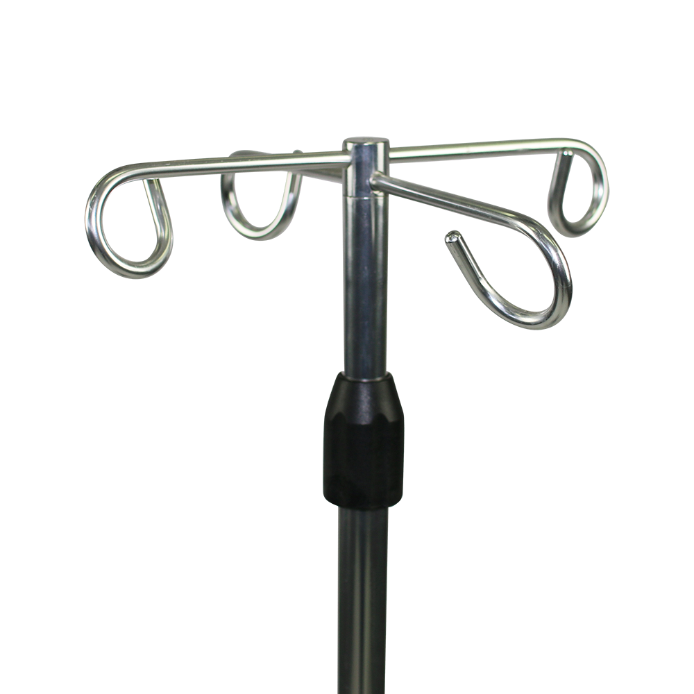 X370 Mobile IV Pole Adjustable Height- 4 Hooks