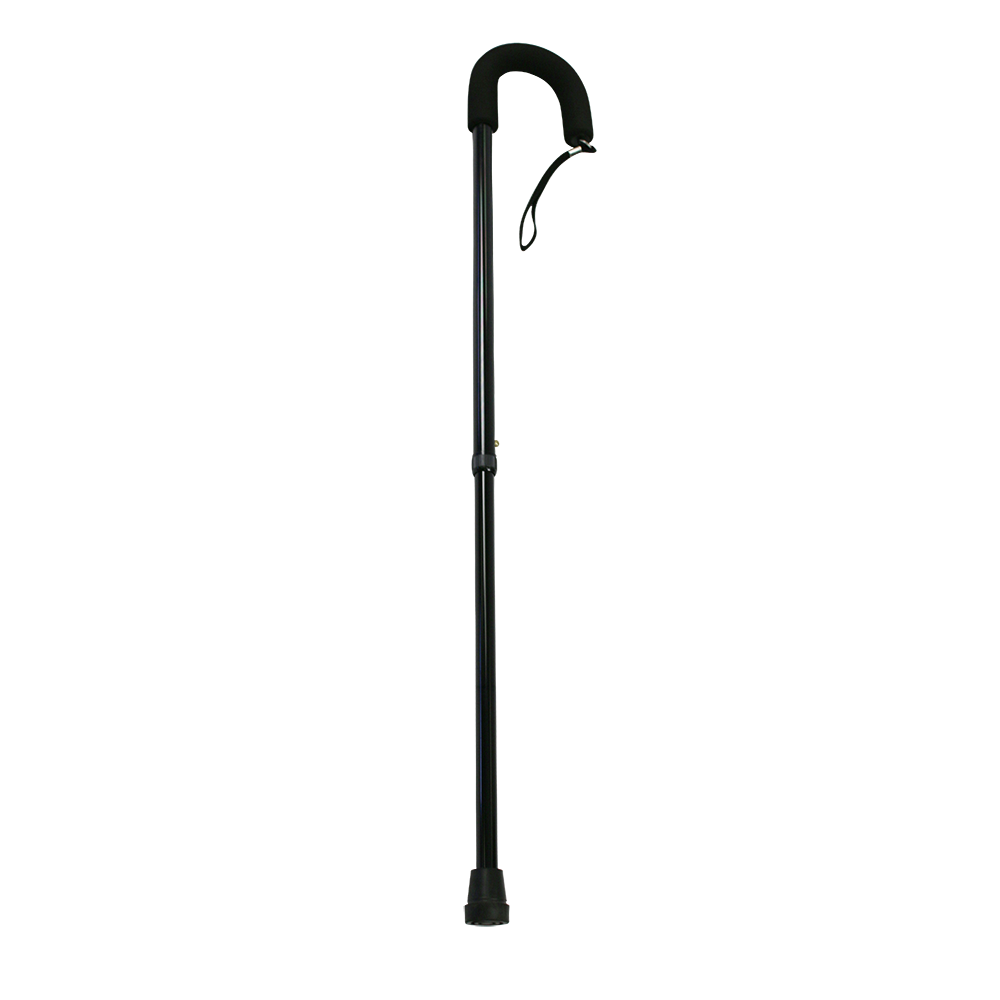 Crook handle Black Walking Stick