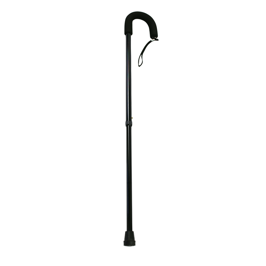 Crook handle Black Walking Stick