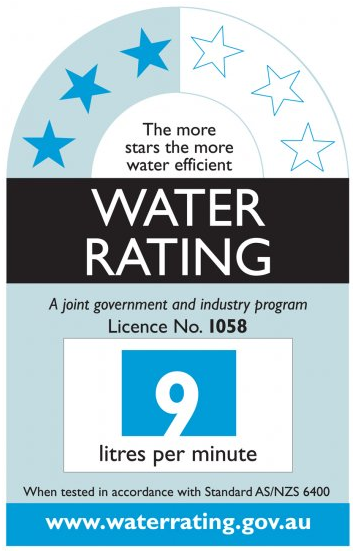 Hand Shower with 2 Metre Hose and Metal Bracket water rating